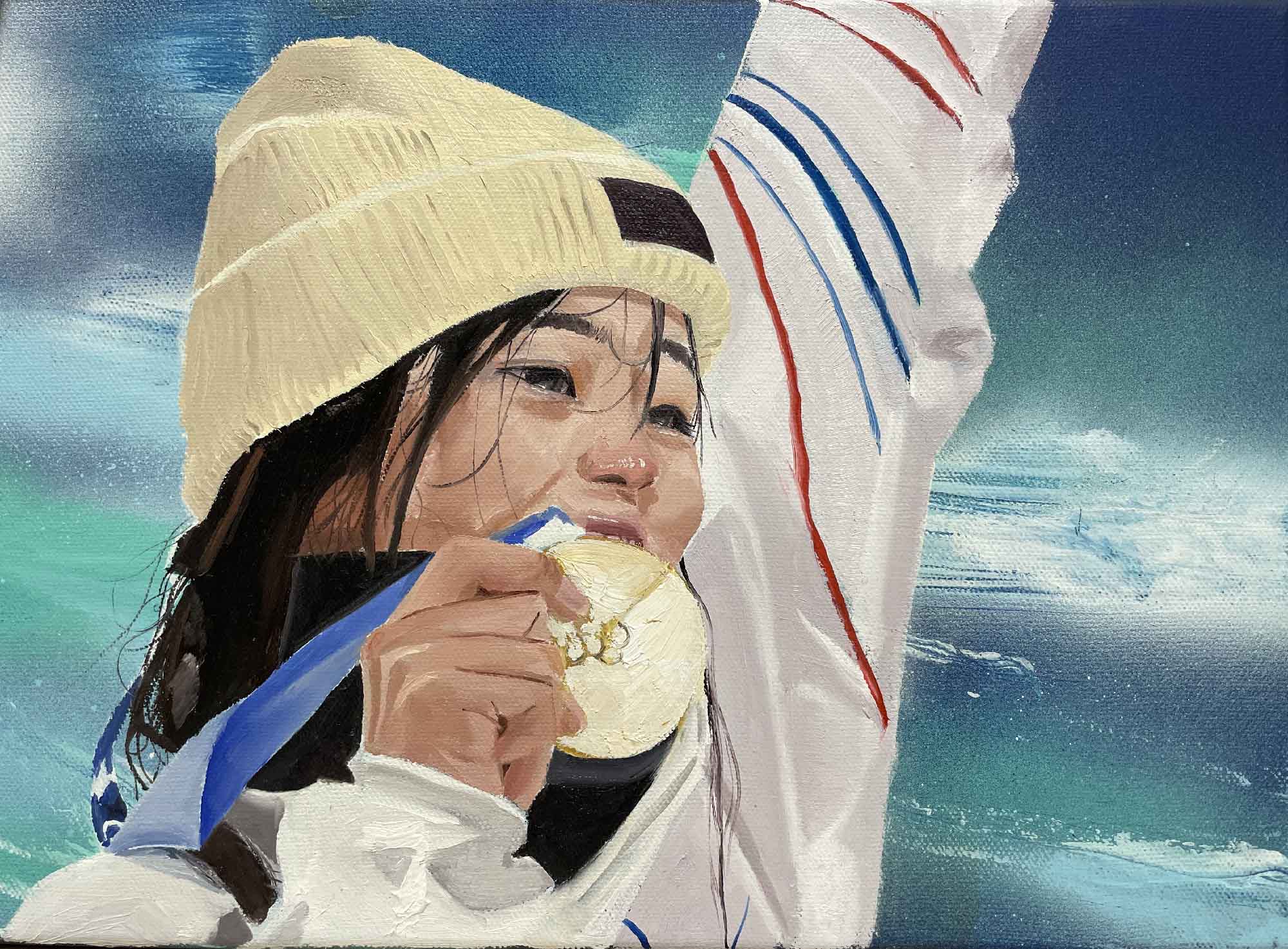 최가온, 2026. Oil on canvas | 22 x 27,3 cm.