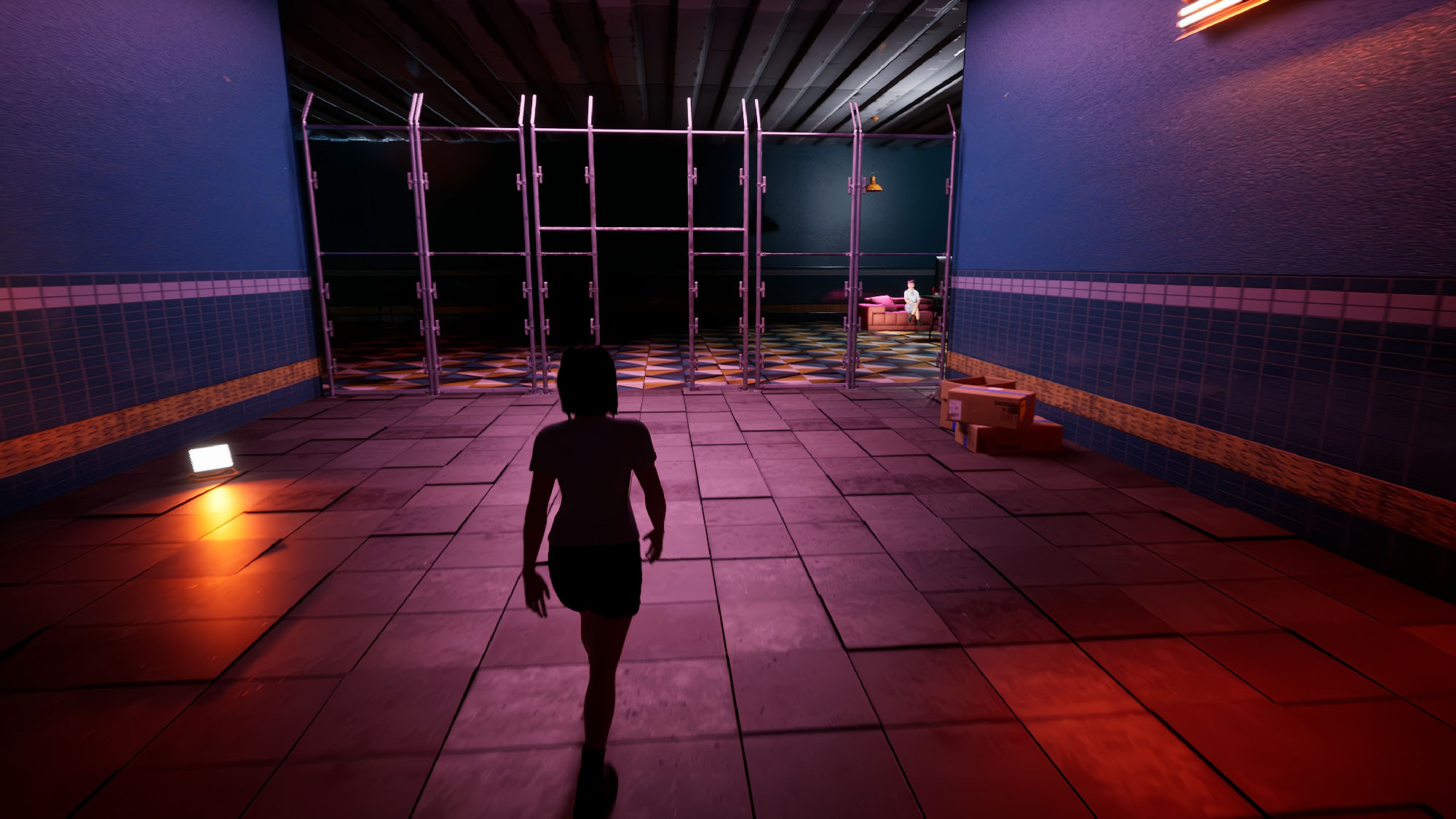 Untitled, 2025- . [work in progress] video game installation / Unreal Engine 5 | interactive digital work | variable / interactive | color | sound